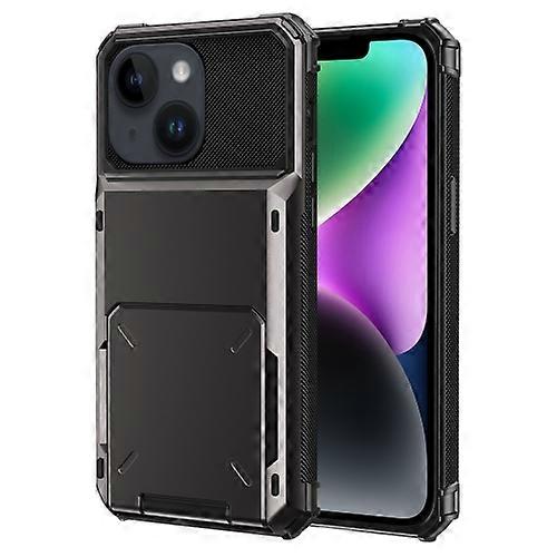 For iPhone 15 Scratch-Resistant Shockproof Heavy Duty Rugged Armor Mobile Phone Case