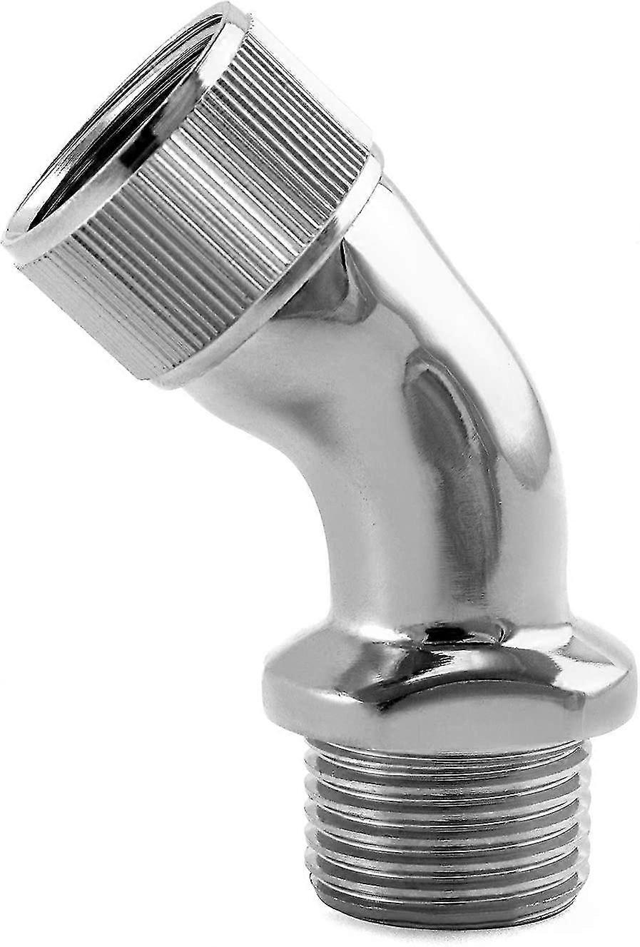 Elbow Adapter Extender Connector For Shower Head (silver) (1pcs)