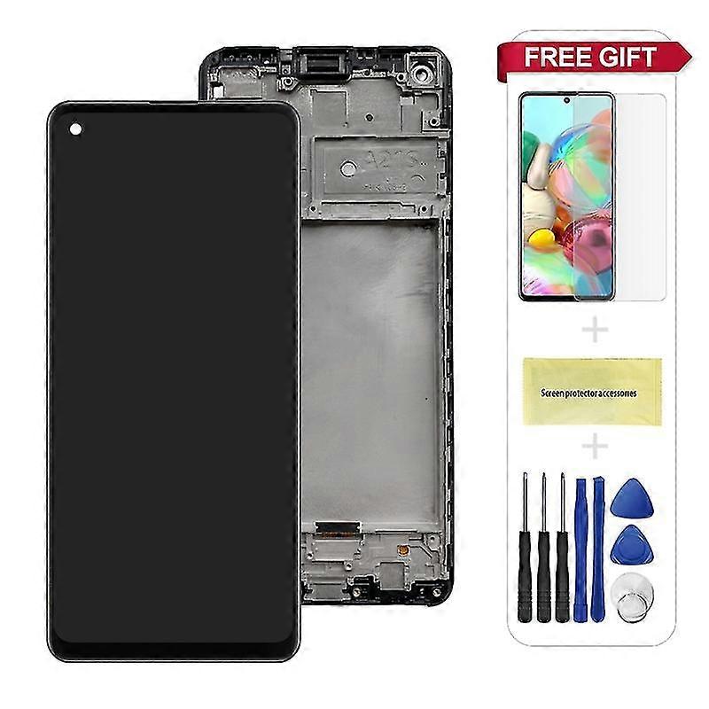 6.5' Super Amoled For Samsung Galaxy A21s Sm-a217fn/ds Lcd Display Touch Screen Digitizer With Frame For Samsung A21s 2020 Lcd