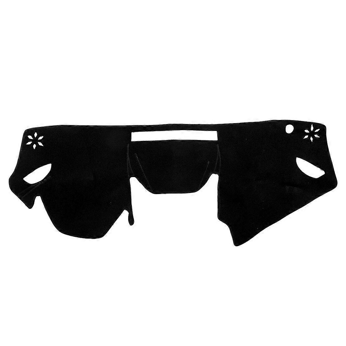 Black Car Dashmat Dashboard Cover Mat Pad Carpet Polyester Fit for Subaru Forester 2019 2020 2021 2022 2023 Left Hand Drive