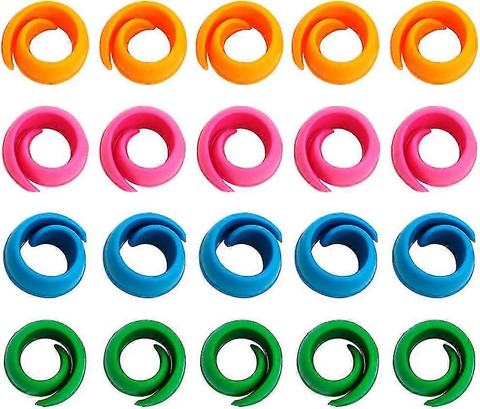 20pcs Thread Spool Savers, Spool Huggers Thread Holder Bobbin Organizer For Sewing And Embroidery Machine, Prevent Thread Unwinding No Loose Ends Or T