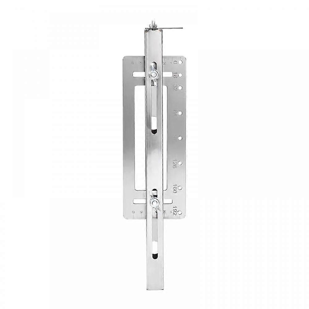Stainless Steel Hole Punch Locator For Drill Guide Ruler Measure Tool