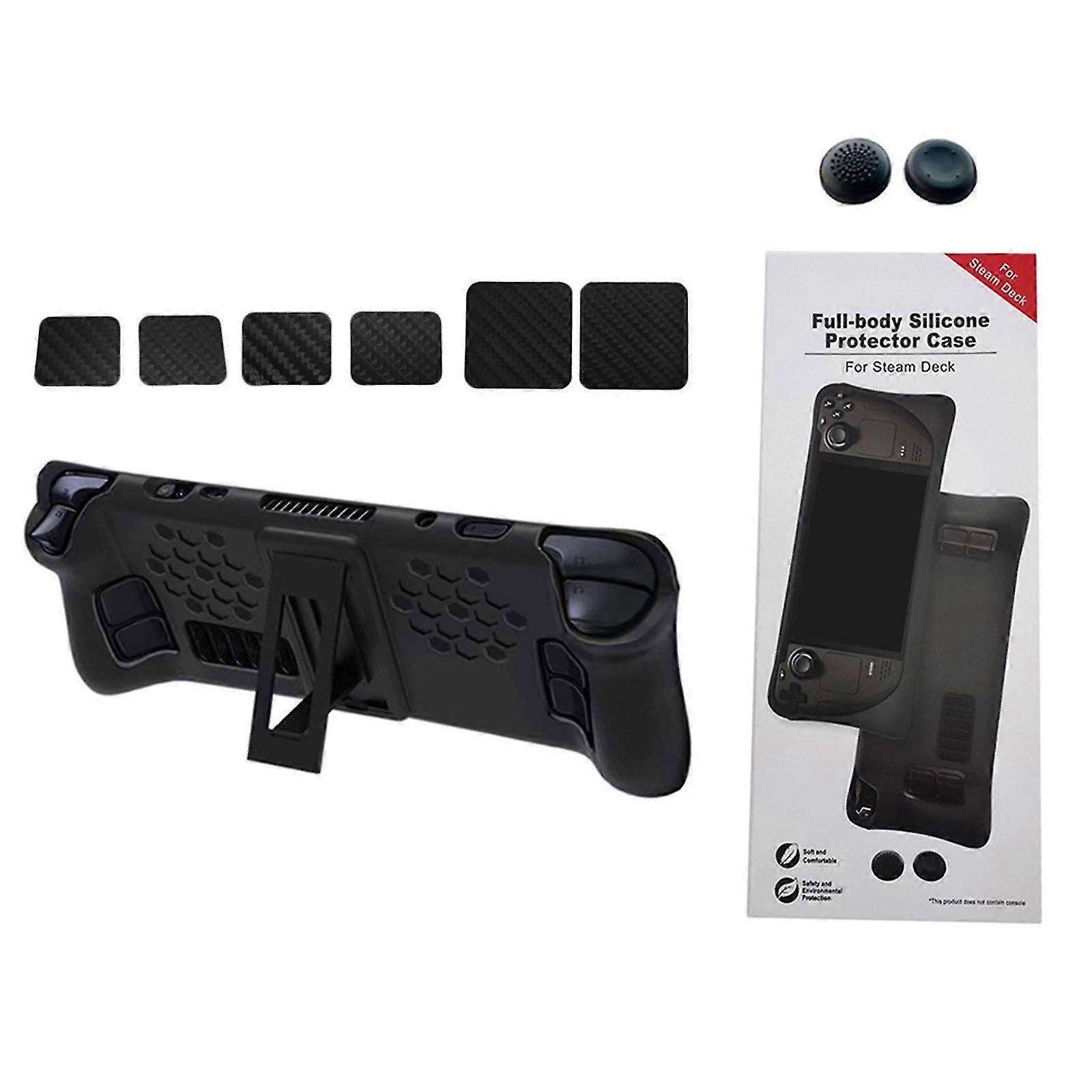 Protective Cases For Steam Deck Gamepad Skin Housing With Joystick Caps Bracket