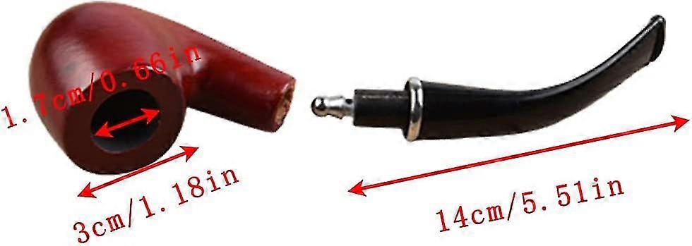 Wooden Tobacco Pipe, Pear Wood Pipe, Smoking Pipe, Tobacco Pipe Set, Comes
