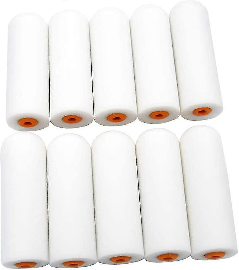 Paint Roller Set Foam White Foam Rollers 10 Pieces Heilwiy Paint Roller Paint Roller Gift