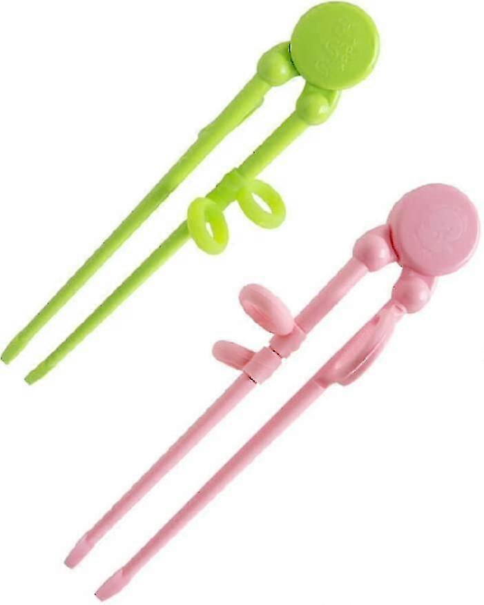 2 Pairs Training Children Beginners Chopsticks - Fun And Easy To Use Cheater Chopsticks, Learning Chopstick Helper