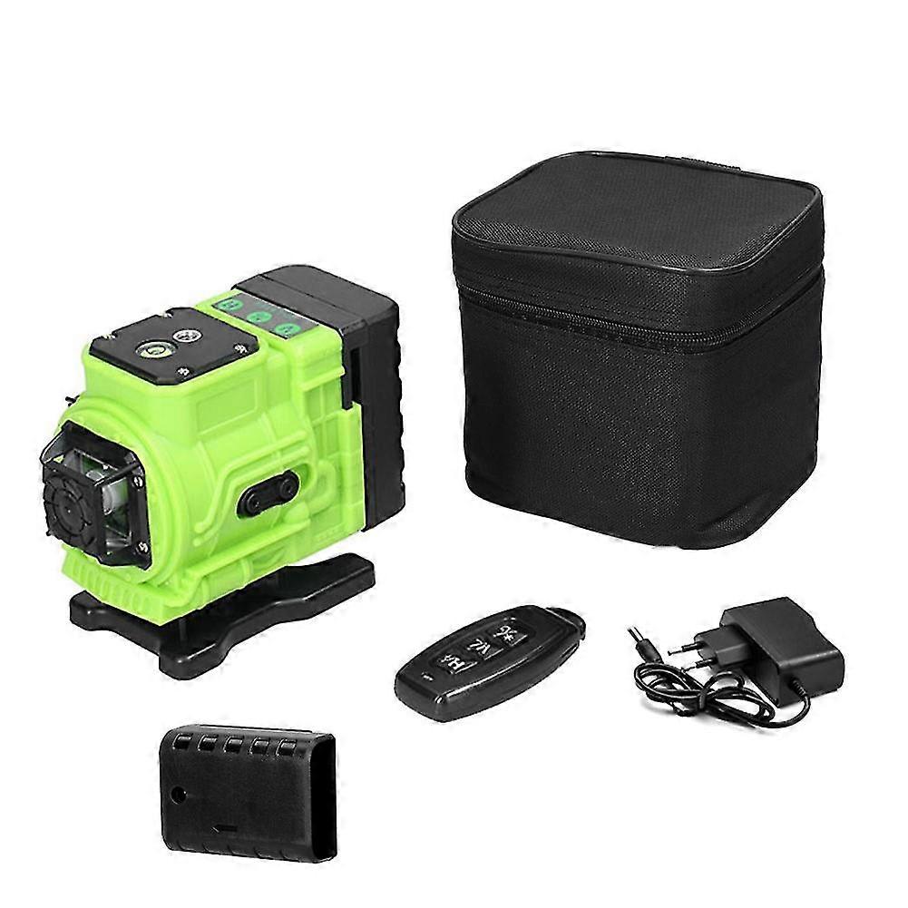 3d 12 Lines Laser-level 360 Self-leveling Function Leveling Tool Omnidirectional Ground Wall Sticke
