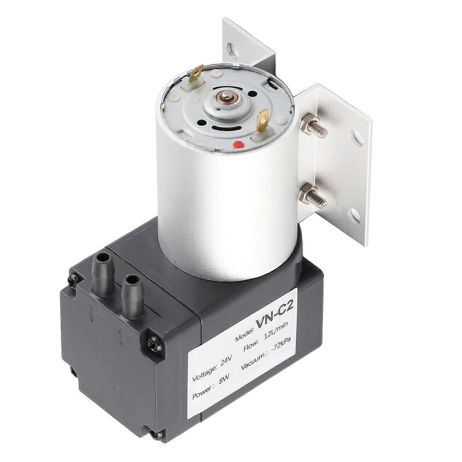 Pompe à vide Pompe d’aspiration à pression négative de grande puissance avec support -72kpa 8w 12l min (DC24V)