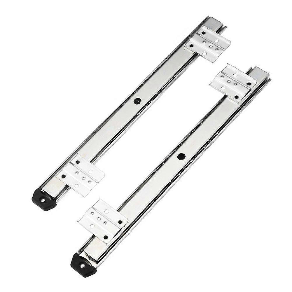 35Key Desk Keyboard Drawer Rail Desk Tray Slide Rail Track Adjustable Side Mount Suites Underdesk Computer Slide Rail