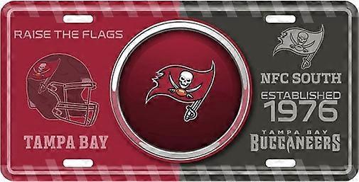 坦帕湾海盗队 NFL Bullseye 车牌