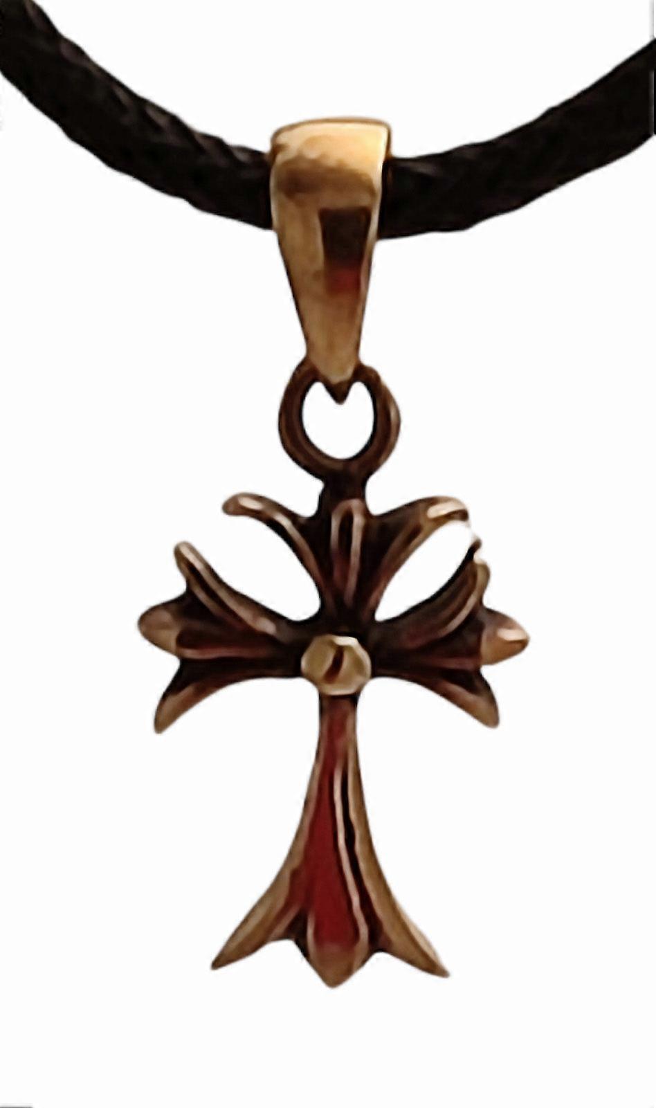 Pendant 04 Cross - Bronze