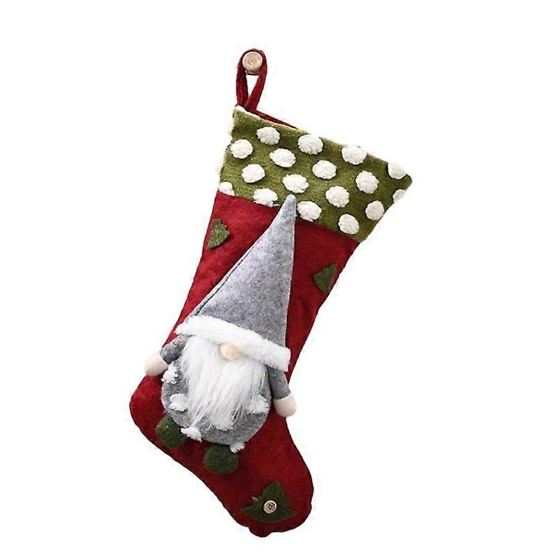 زينة عيد الميلاد حقيبة هدية رجل عجوز مجهول الهوية تخزين عيد الميلاد حقيبة حلوى جوارب عيد الميلاد شجرة عيد الميلاد قلادة