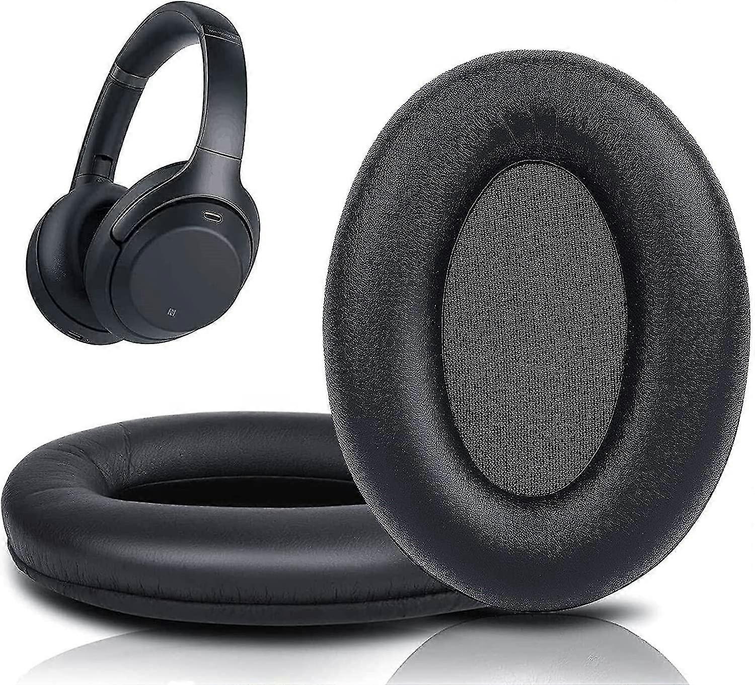 Cuscinetti Auricolari Link Dream Per Sony WH-1000XM3 – Memory Foam Ad Alta Densità, Neri, Con Ottimo Isolamento