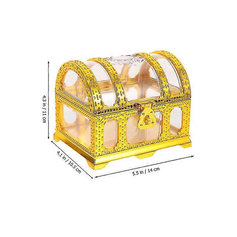 Decorative Treasure Chest Multi-function Pirate Box Vintage Pirate Chest