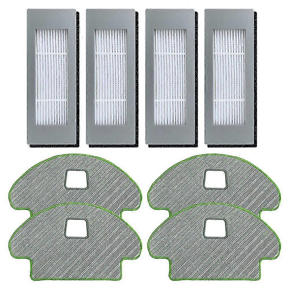 Hepa Filter Mop Cloths Rag Replacement For Irobot Roomba Combo
