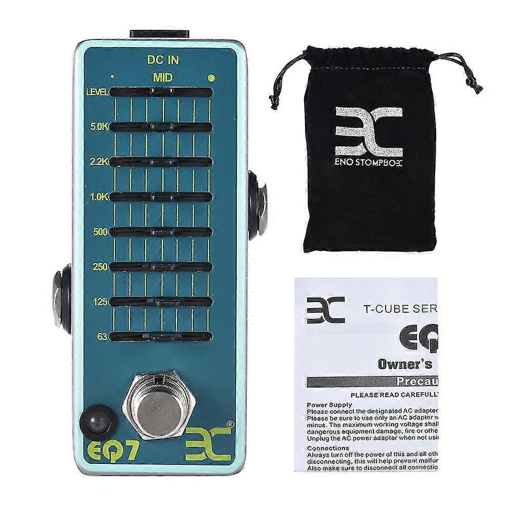 Equalizer Guitar Effect Pedal 7-bånd True Bypass