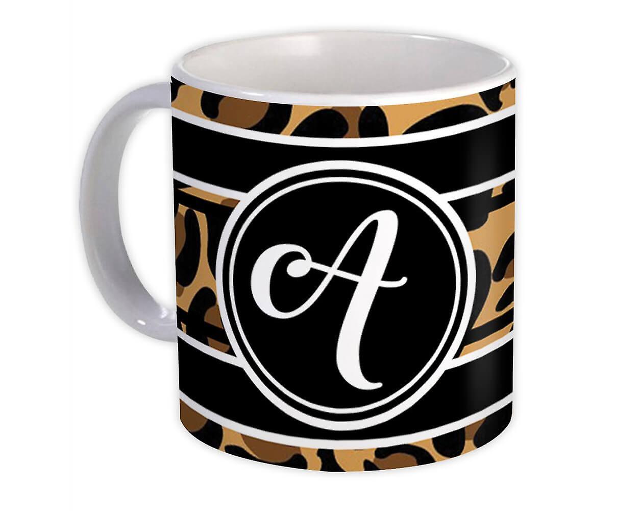 Gift Mug: Monogram Letter A Animals