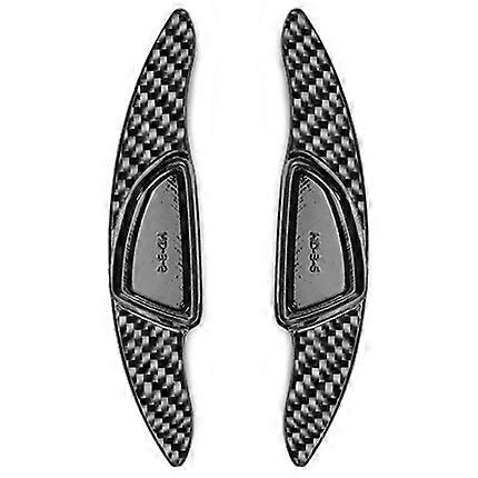 Paddle Shifter Extension Covers, ABS Carbon Fiber Steering Paddle Shifter Extension For MG6 MG5 HS ZS GS