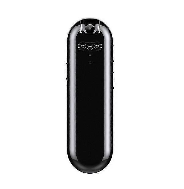 Portable 1080P 30FPS Camera Recorder Rechargeable, Smart HD Noise Cancelling One-Key Operation Recording-4GB(Black)