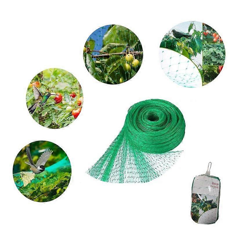 Anti-bird net Polyethylene 4x10m Mesh 15x15mm Weather and UV resistant Pond protection
