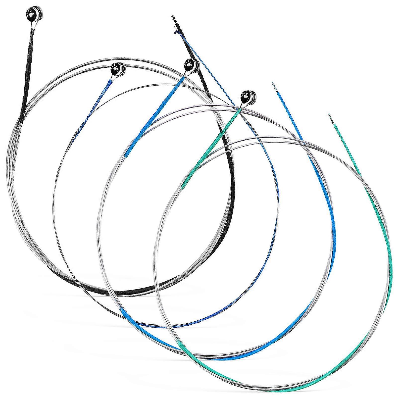 Universal Violin Strings Set Classic Steel Strings Steel Cores with Nickel-Plated Ball Head for Violin Instruments