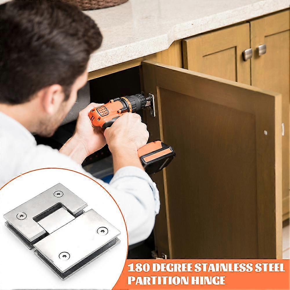 ציר דלת זכוכית ציר דלת זכוכית ללא מסגרת 180 304 מסכי מקלחת נירוסטה