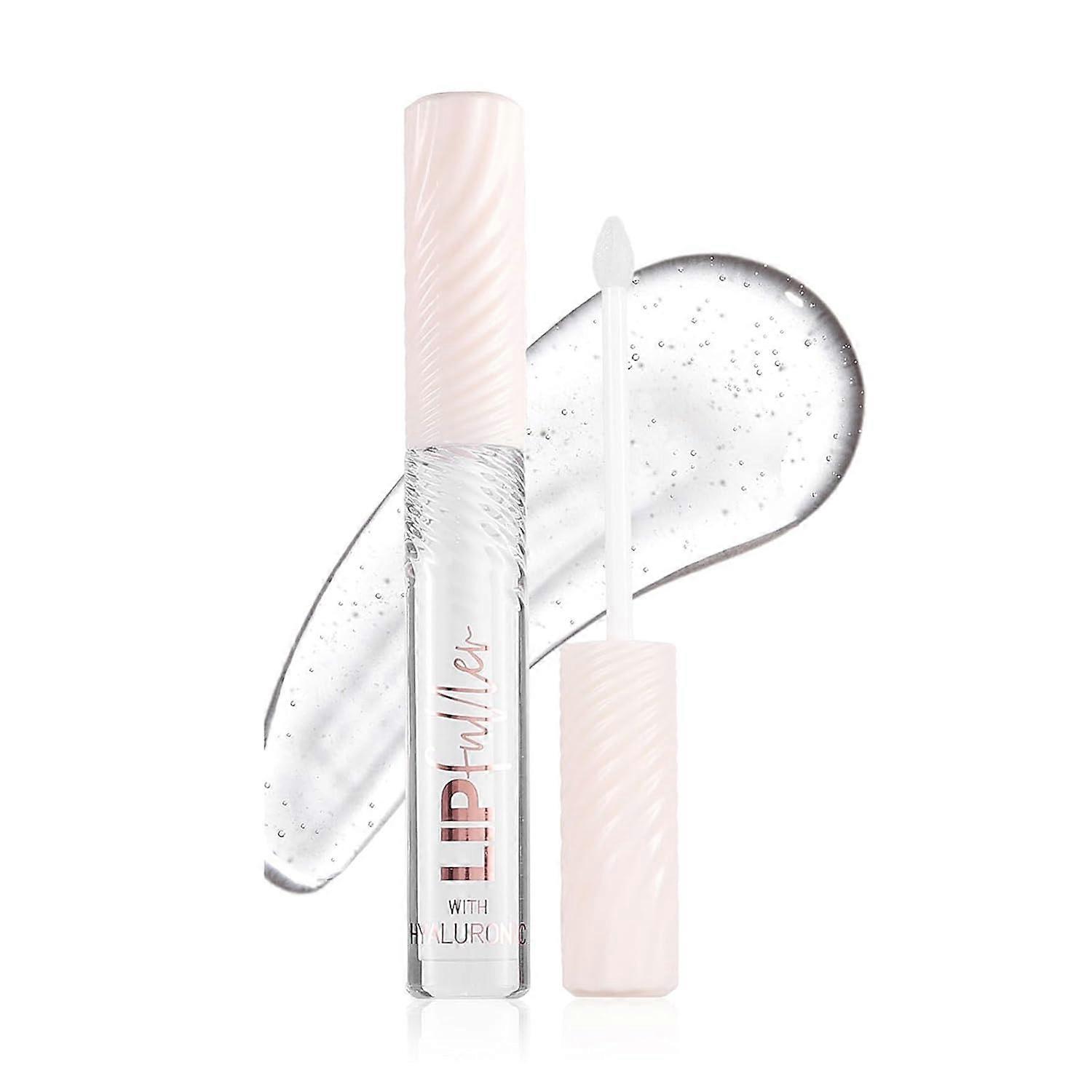 Hyaluronic Acid Lip Balm Gloss, Moisturizing Hydrating Lip Gloss, Mirror Lip Glaze High Pigmented Non-Sticky Red Lip Gloss