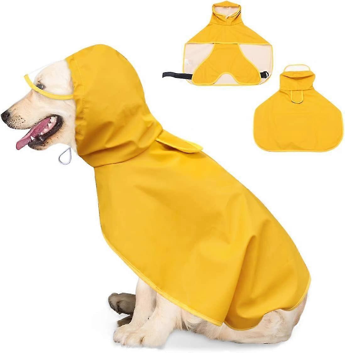 Dog Raincoat, Rainproof/waterproof, Adjustable Shoulder Strap, To Keep The Dog Clean And Tidy