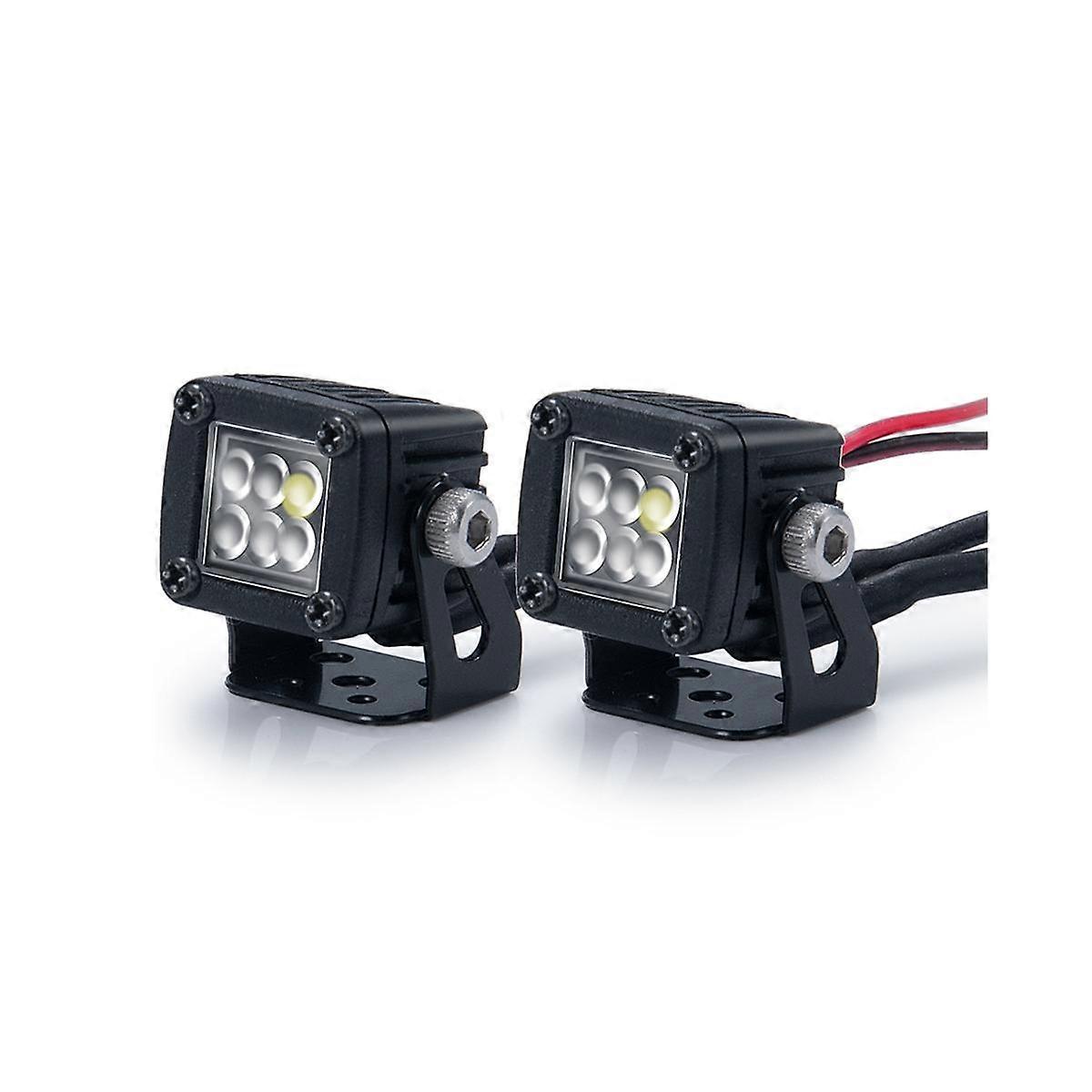 LED-Leuchten Helle Scheinwerfer Scheinwerfer für 1/10 RC Crawler Auto TRX4 Axial SCX10 90046 Wraith RR10 V