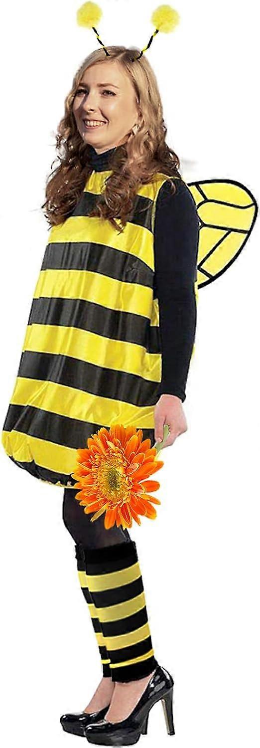 蜂のコスチュームキットハロウィーン蜂のコスプレ衣装の女性蜂の衣装アクセサリー、100%新しい