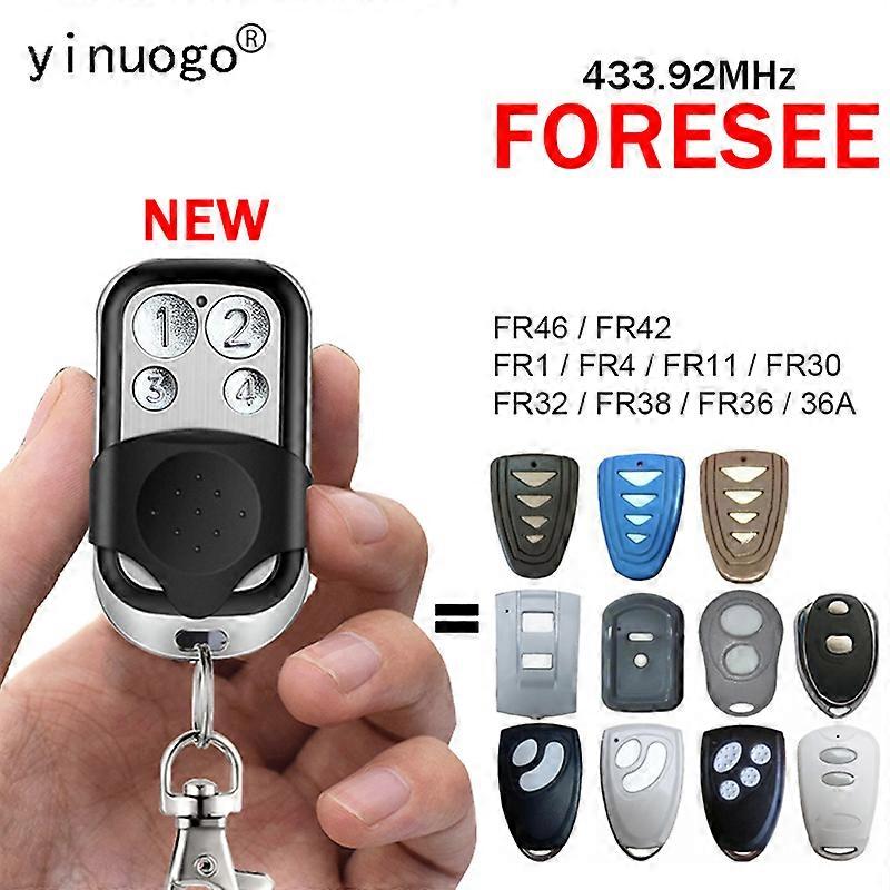 For FORESEE FR30 FR32 FR36 FR36A FR38 FR42 FR46 FR1 FR4 FR11 Garage Door Remote Control Gate Opener Command Controller 43392MHz