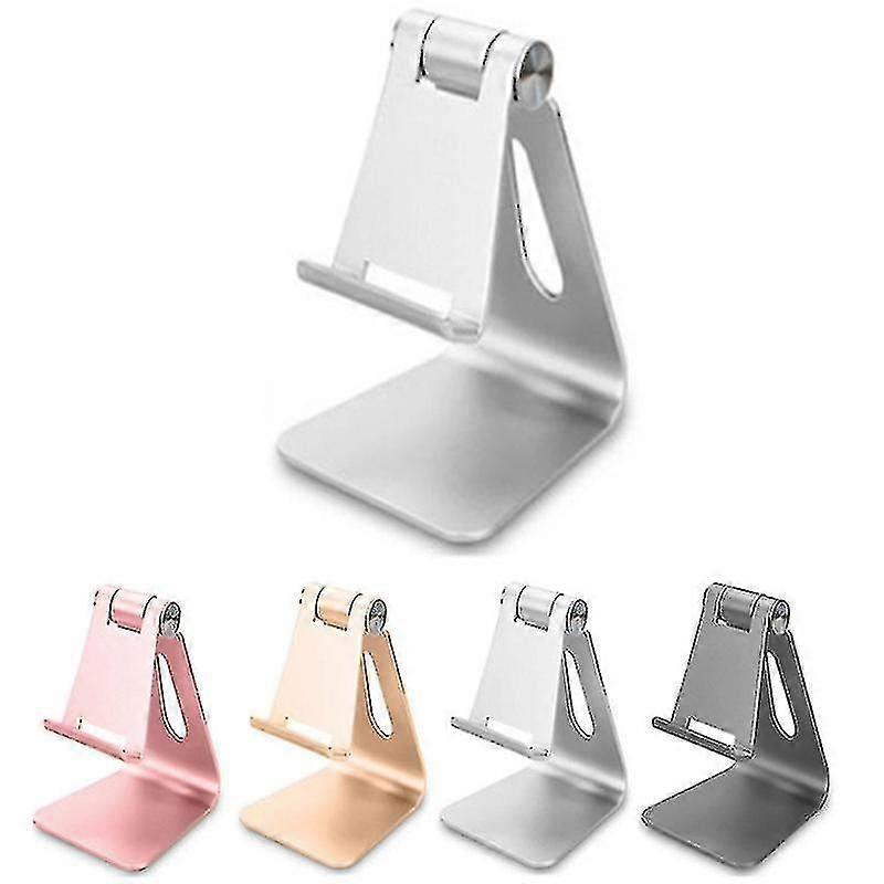 Adjustable Mobile Phone Computer Stand Base All Desktop Standsilver