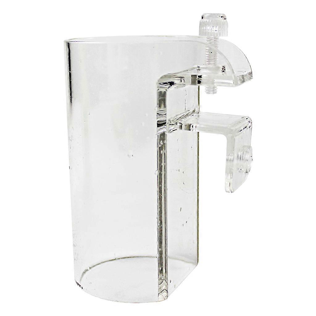 Aquarium Feeding Ring Floating Feeder Suspensible Clear Acrylic Bucket Circle