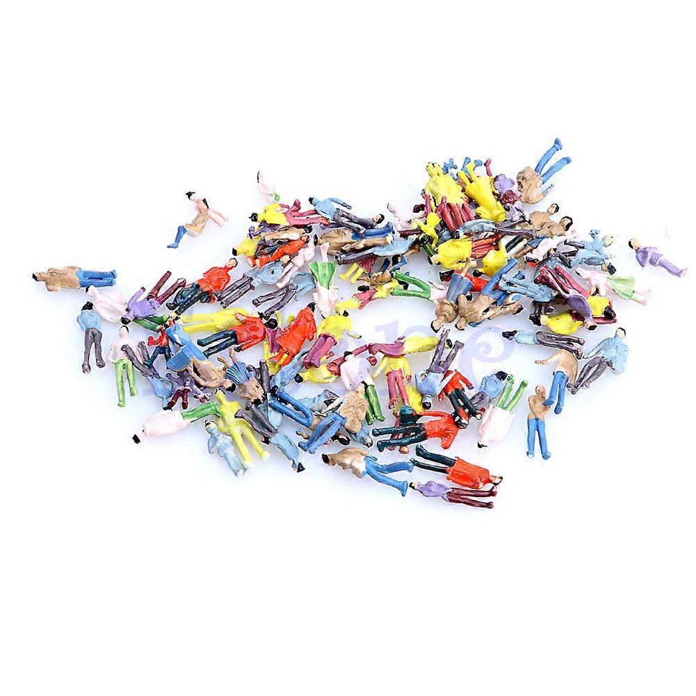 Plastic Made People Model Railway for Miniature Scenes Interesting Gift