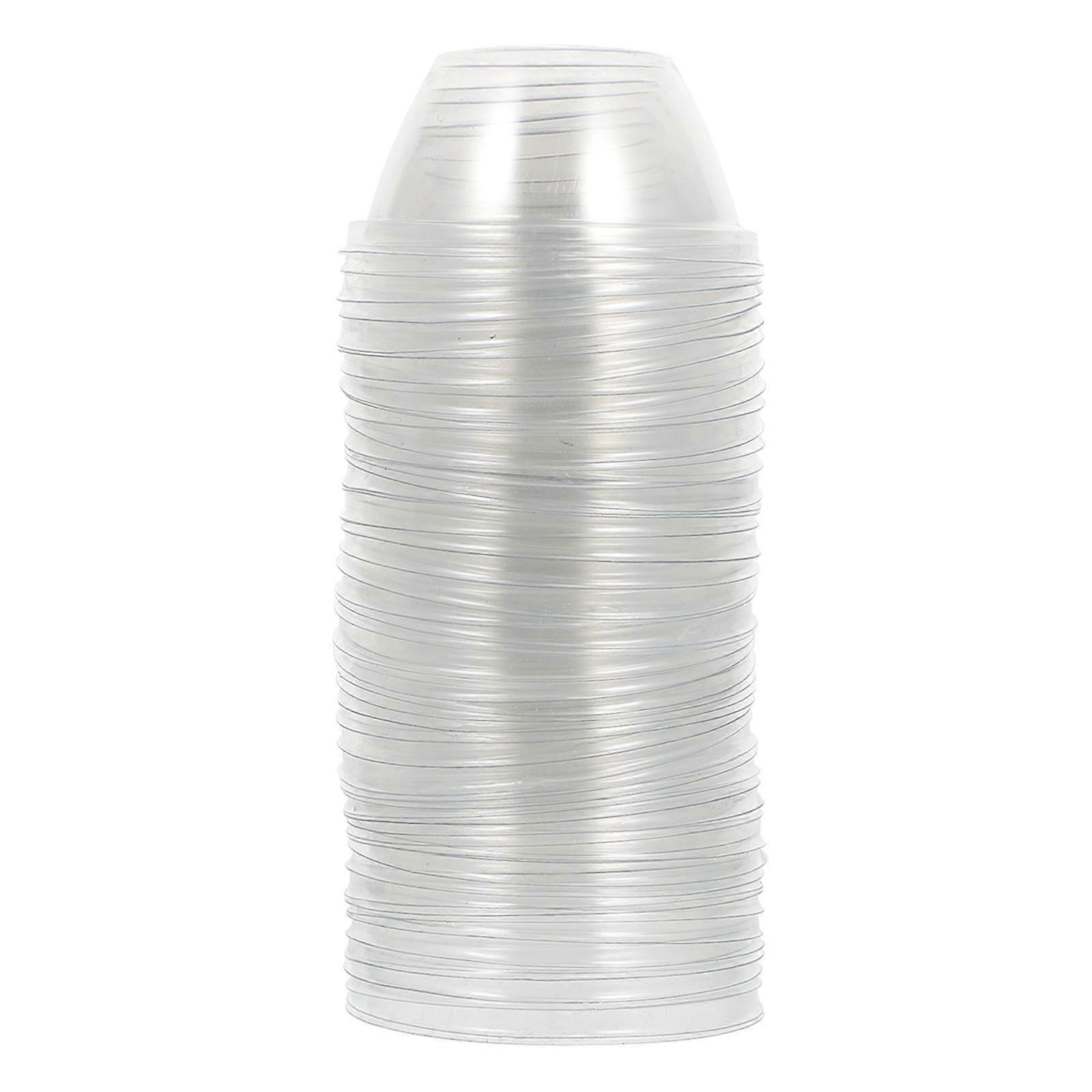 50pcs Practical Hydroponic Plants Insulation Covers Botany Supplies (Transparent)