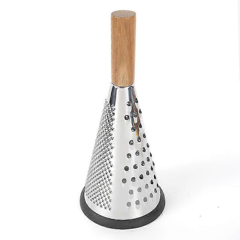 Küchenmaschine für Küche Kreative Kegel Obst Gemüse Reibe Knoblauch Mühle Slicer Handbuch Holz Griff Home Accessoires 9 Zoll