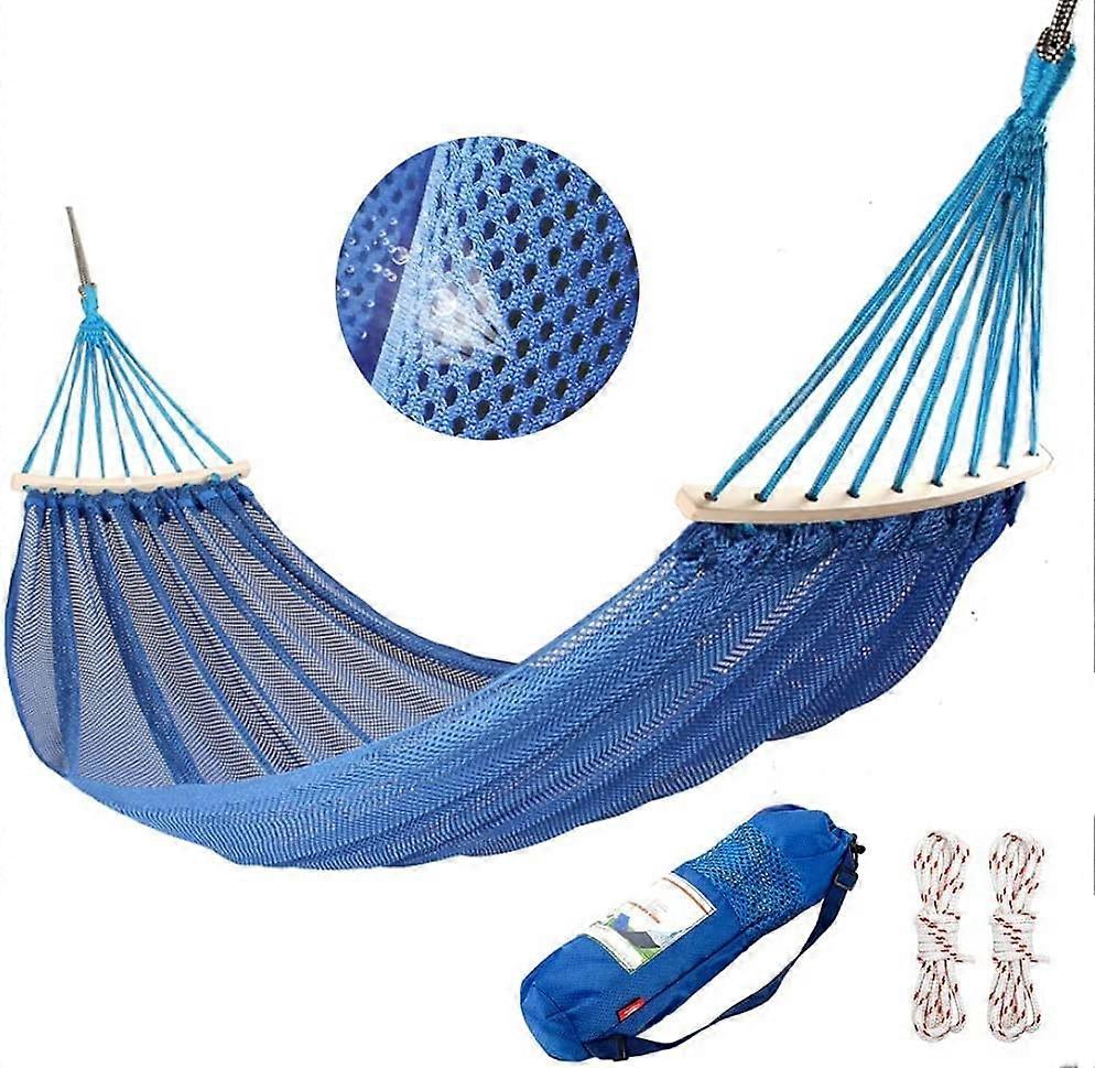 Hammock Swing,Travel Hammock,Portable Hammock,Comfortable Folding Mesh Net,Load Capacity 300lb,Camping Accessories Single Hammock for Outdoor/Indoor