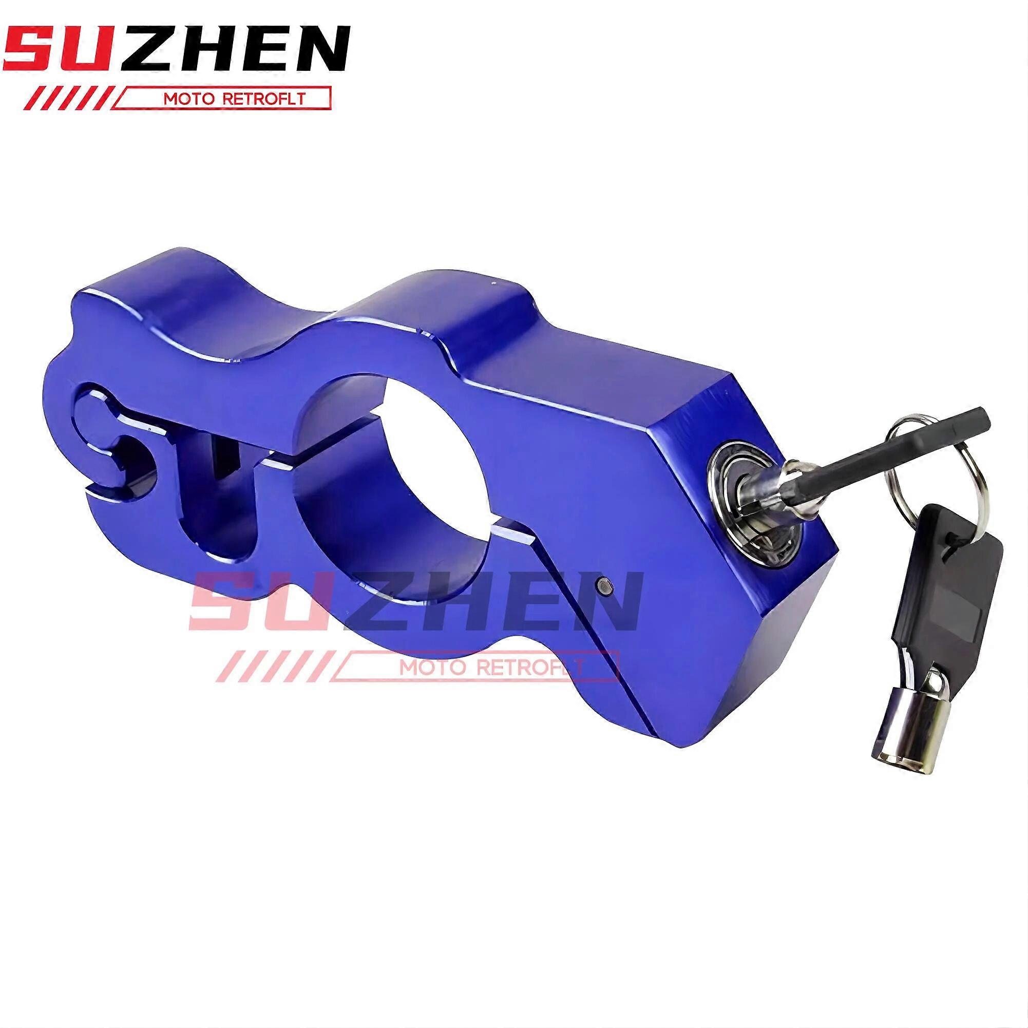 For BURGMAN 400 650 125 200 AN125 AN250 AN400 AN650 AN 650 1998-2023 Motorcycle Handlebar Lock Handle Solid Lock Anti Theft