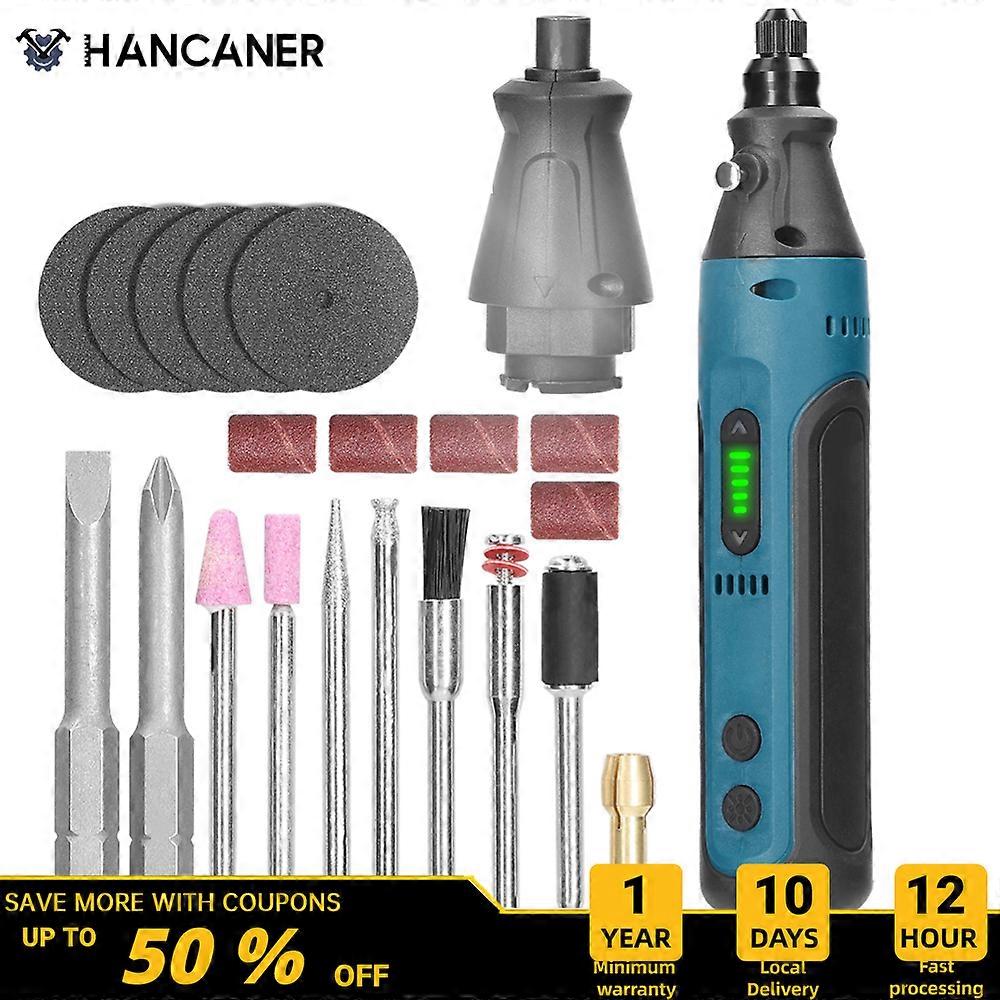 2in1 Grinding Pen Driver Set Cordless Type-C Rechargeable Electric Mini Power 2Pcs Driver Bits 7Pcs Grinding Bits Kit Multi-tool