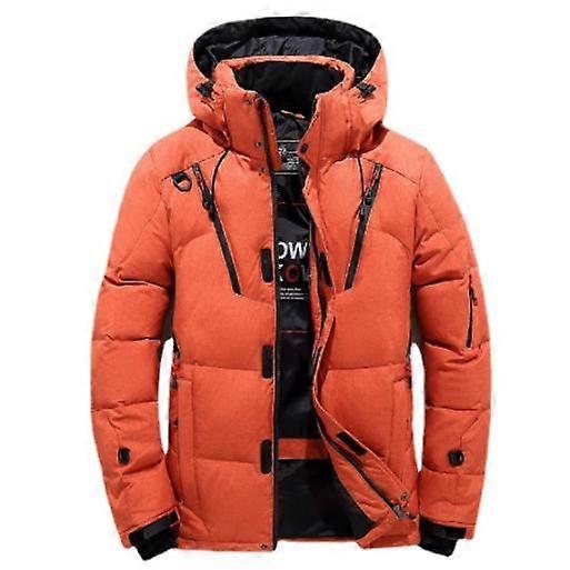 Men's Classic Hooded Puffer Jacket Down Alternative Coat Jacket
