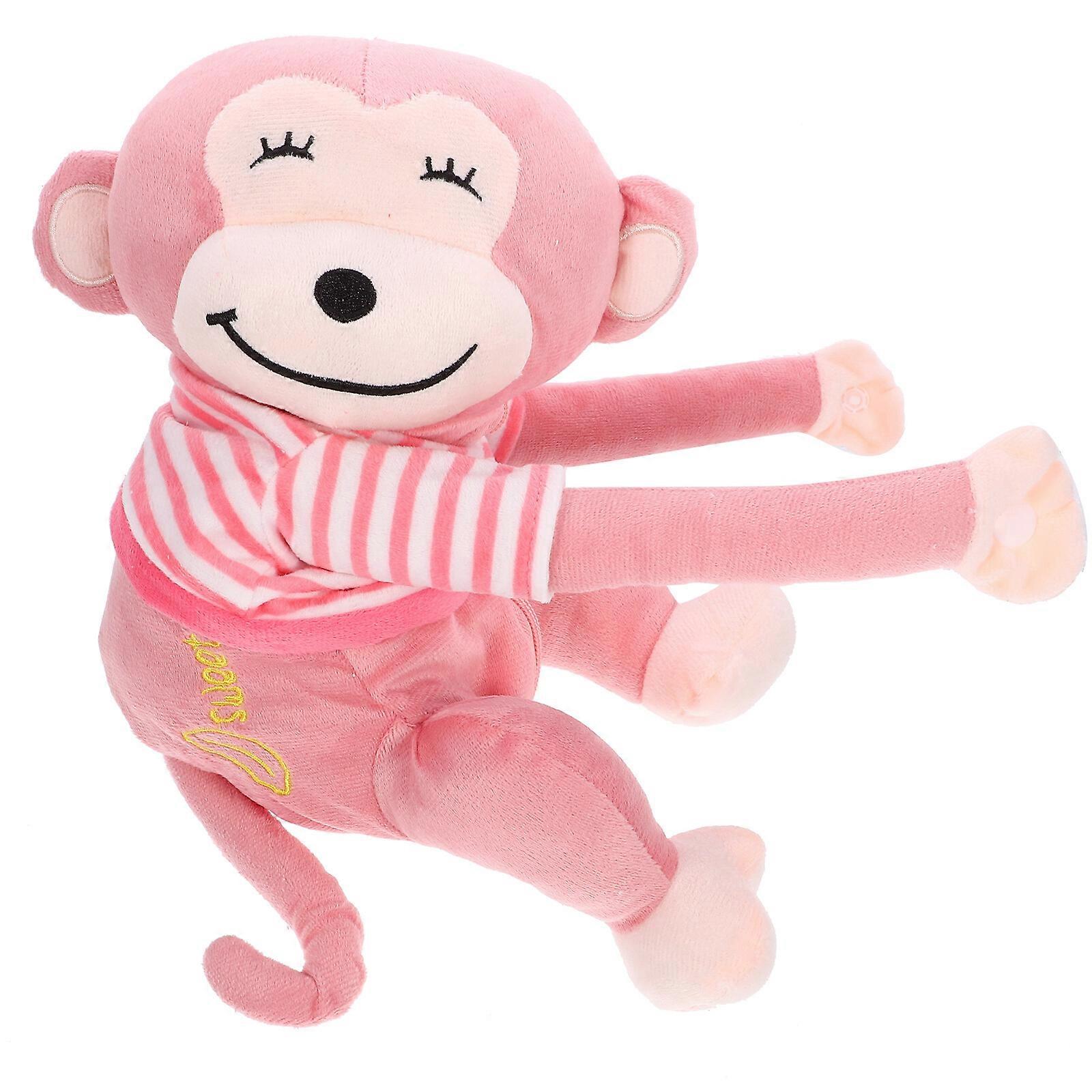 Cute Monkey Tissue Box Car Hanging Type Tissue Holder Cartoon Monkey Tissue Box