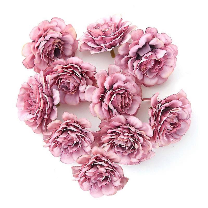 10 Pcs Multi-couche Artificielle Simulation Têtes De Fleurs Fête De Mariage Home Decor JIKAIX