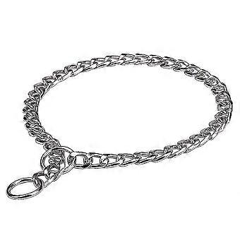 Y Dog Choke Chain Collar - Strong Chain Metal Collar Dog Training Collars Necklace Pet Neck Rope