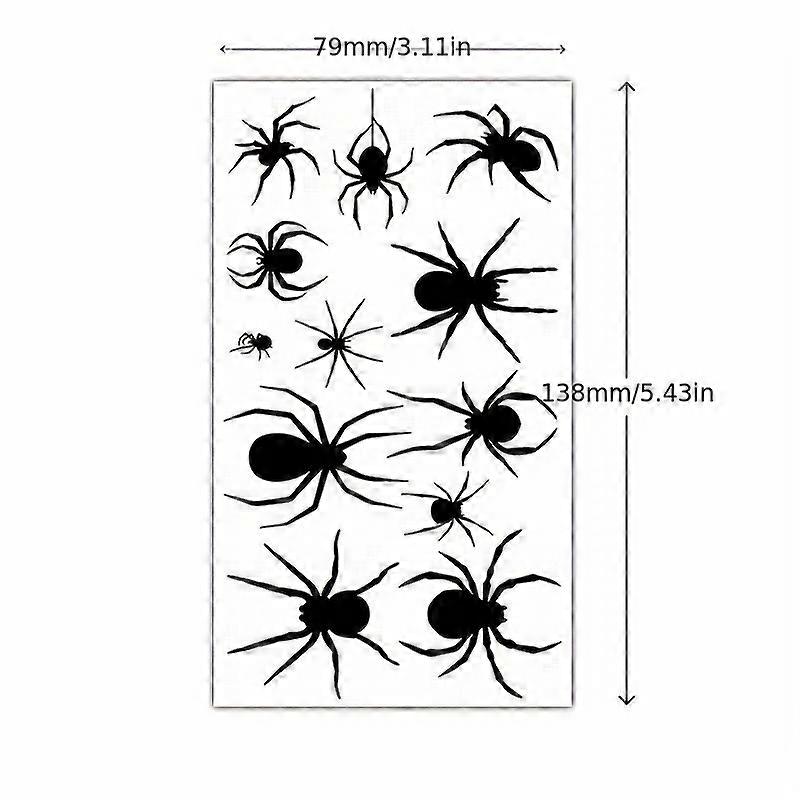 junge * halloween make-up tetování samolepka papír pavouk tetování nálepka netopýr tetování samolepka