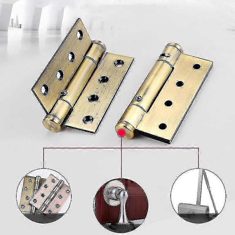 Spring Hinge Invisible Door Self-closing Buffer Damping Hinge Automatic Door Closer Hidden Door