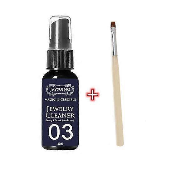 Jewelry Cleaner ,30ml Jewelry Cleaner Cleaning Solution Tarnish Remover Stain-free Smooth