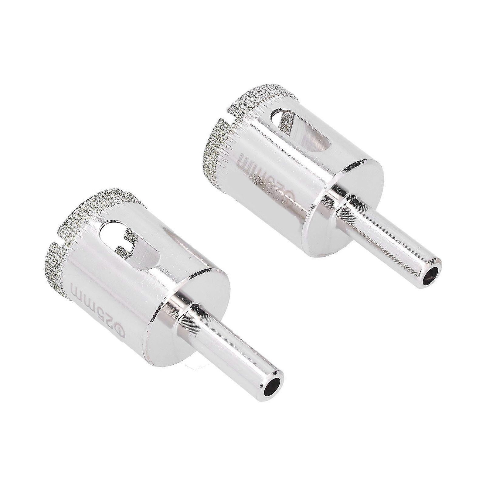 Ceramic Tile Drill Bit - 2 Pcs Hih Efficiency Hole Saw for Ceramic Tile and lass