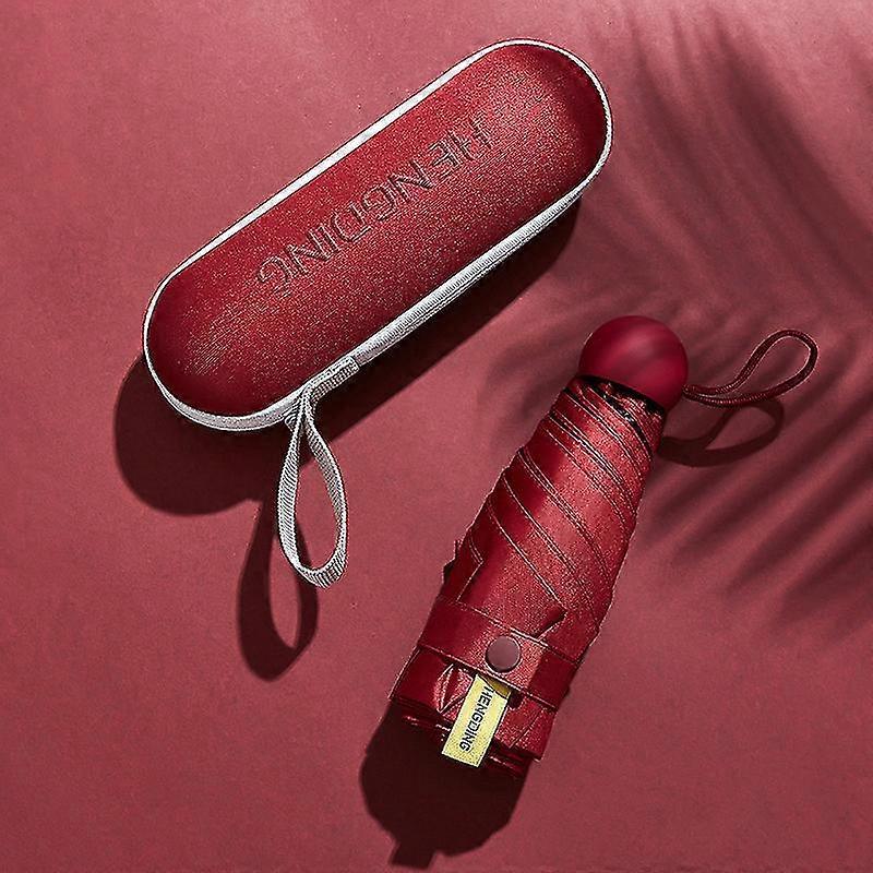 مصغرة مظلة الاطفال ويندبروف الملونة جيب مظلة المطر النساء