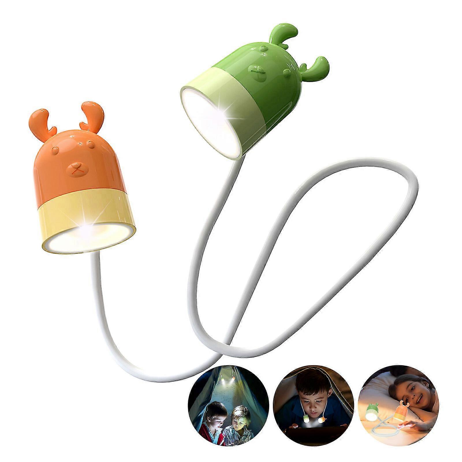 Lampe de livre pour la lecture au coucher, portable mains libres avec LED RVB