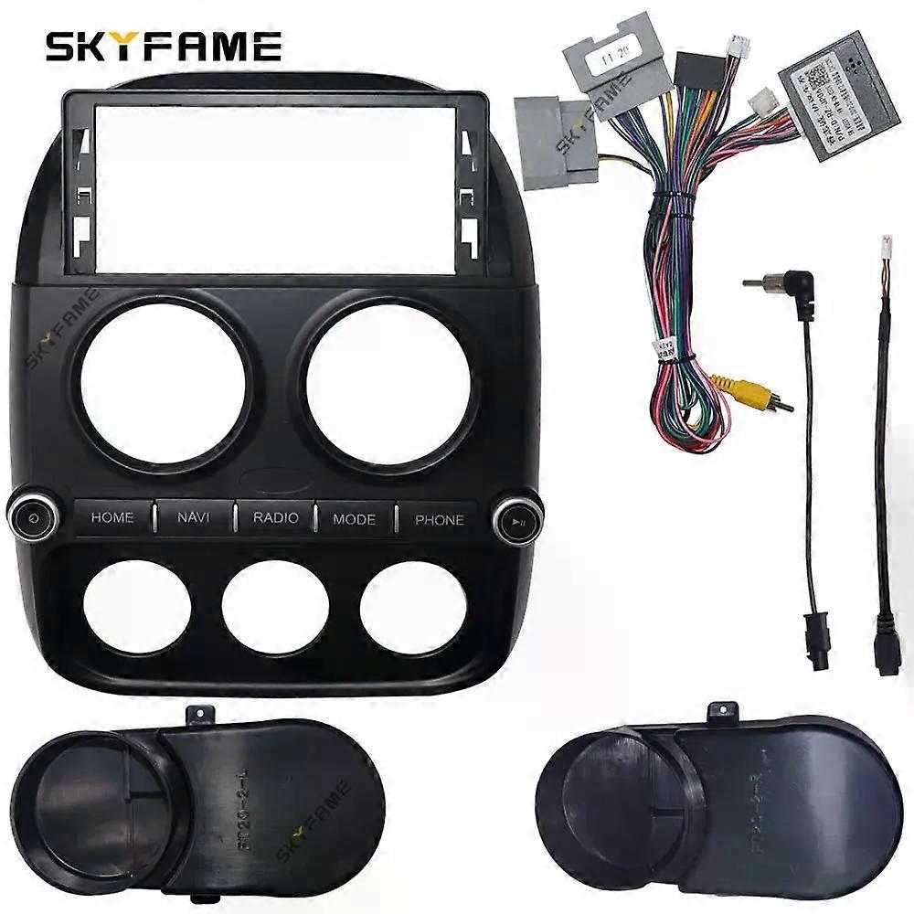 Applies to 12.3 Inch Car Frame Fascia Adapter Canbus Box Android Radio Dash Fitting Panel Kit For Jeep Compass Patriot Cherokee